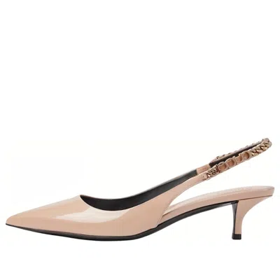 Gucci (wmns)  Pointed Toe Stiletto 'light Beige Patent Leather' In Sand
