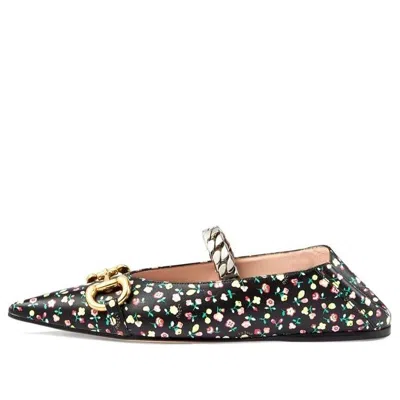 Gucci (wmns)  Pre-loved X Liberty London Floral Ballet Flats 'black'