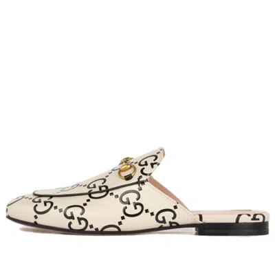 Gucci (wmns)  Princetown Gg Debossed Leather Slipper 'black Nerd'