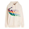 Gucci (wmns)  Rainbow Star Hoodie 'beige' In Neutral
