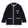 Gucci Chlorophyll Formula-embroidered Tweed Jacket In Blue