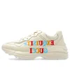 Gucci (wmns)  Rhyton Exquisite Shoes 'beige' In Neutral