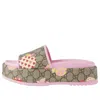 Gucci (wmns)  Rubber Gg Slide 'les Pommes' In Multi