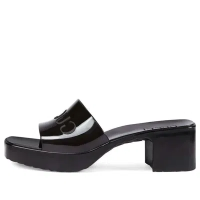 Gucci (wmns)  Rubber Slide Shoe Black