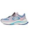 Gucci (wmns)  Run Suede Sneakers 'pink Blue'