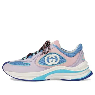 Gucci (wmns)  Run Suede Sneakers 'pink Blue'