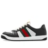 Gucci Screener Web Stripe Lace-up Sneakers
