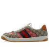 Gucci (wmns)  Screener Gg Canvas Sneakers 'hibiscus Red Beige'