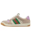 Gucci (wmns)  Screener Gg Sneaker 'beige Lilac' In Neutral
