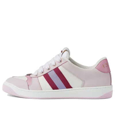 Gucci (wmns)  Screener Low-top Sneakers 'white Pink'