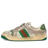 Gucci (wmns)  Screener Sports Shoe 'white Green' In Multi