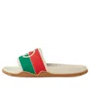 Gucci (wmns)  Slide 'interlocking G - White Red Green'