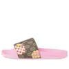 Gucci (wmns)  Slide Les Pommes Slide Sandal 'light Pink' In Brown