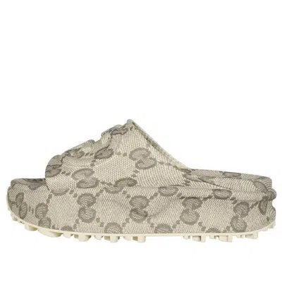 Gucci (wmns)  Slide Sandal With Interlocking G 'beige'