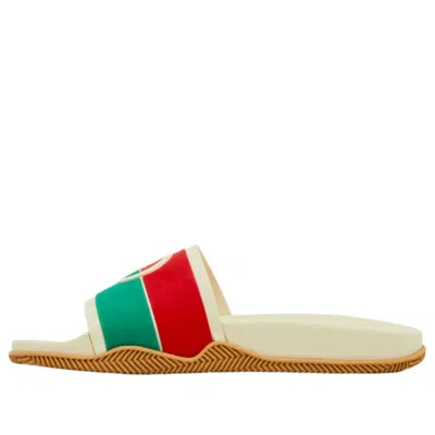 Gucci (wmns)  Slides Interlocking G 'orange' In Multi