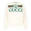 Gucci (wmns)  Ss20 Logo Oversized Sweater 'cream' In White