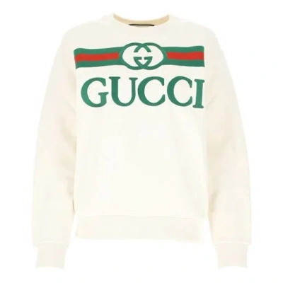 Gucci (wmns)  Ss20 Logo Oversized Sweater 'cream'