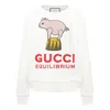 Gucci Printed Pattern Sweater In White