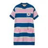 Gucci (wmns)  Striped Cotton Wool Dress 'multi-color'