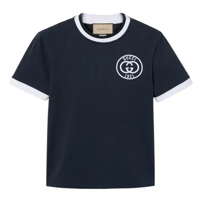 Gucci (wmns)  T-shirt ' Embroidery Navy'