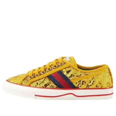 Gucci (wmns)  Tennis 1977 'gold Sequin Satin'