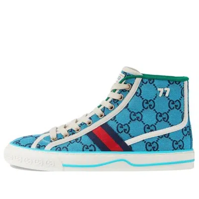 Gucci (wmns)  Tennis 1977 High Top Sneakers 'blue'