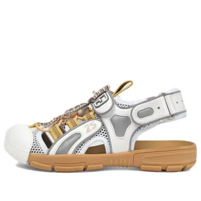 Gucci (wmns)  Tinsel Sport Sandals 'crystal White Grey'