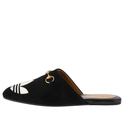 Gucci (wmns)  Trefoil Slipper X Adidas 'black Suede'