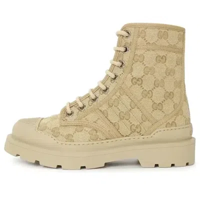 Gucci (wmns)  Walker Combat Boot 'beige' In Neutral