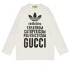 Gucci (wmns)  X Adidas Oversized Cotton Jersey Long Sleeve T-shirt 'white'