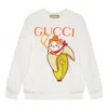 Gucci (wmns)  X Bananya Cotton Sweatshirt 'white'