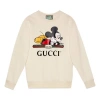 Gucci (wmns)  X Disney Co-branded Oversized Mickey Mouse Pattern Sweater For Beige In Neutral