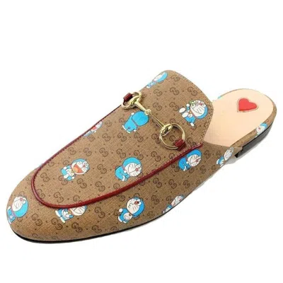 Gucci (wmns)  X Doraemon Princetown Slippers 'neutral' In Brown