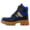 Gucci (wmns)  X North Face Romance Ankle High Boots 'royal Blue Black'