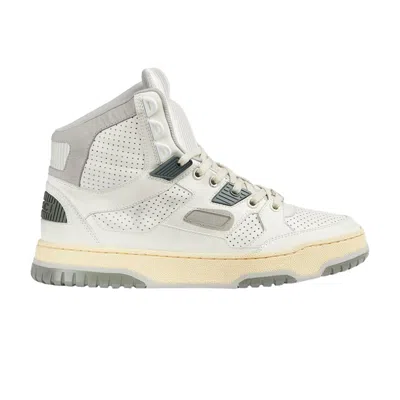 Pre-owned Gucci Wmns High Top Trainer 'distressed Effect - Off White' | Women's Size 1.5