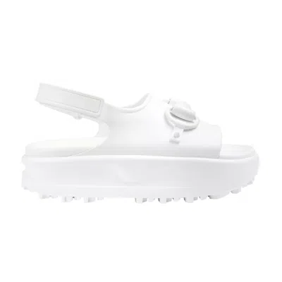 Pre-owned Gucci Wmns Horsebit Flatform Sandal 'white'