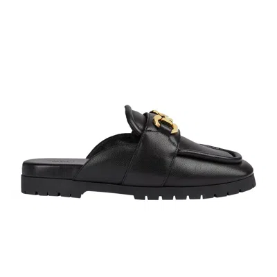 Pre-owned Gucci Wmns Horsebit Mule 'black'