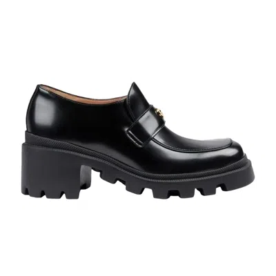 Pre-owned Gucci Wmns Interlocking G Loafers 'black' | Women's Size 39