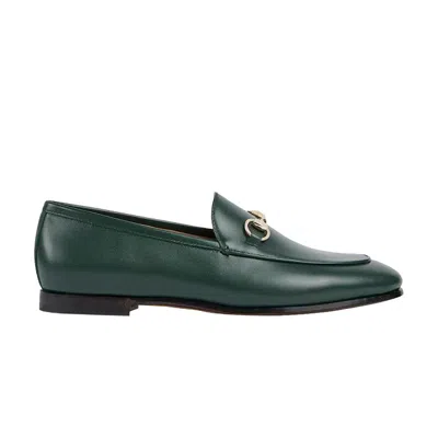 Pre-owned Gucci Wmns Jordaan Loafer 'green' | Women's Size 7