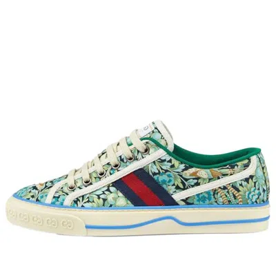 Gucci (wmns) Liberty Of London X  Tennis 1977 'floral - Light Blue Green'