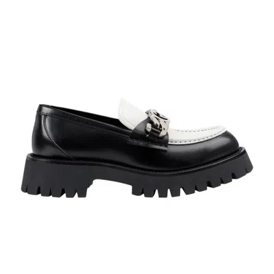 Pre-owned Gucci Wmns Loafer 'interlocking G - Black Off White'