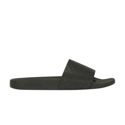 Pre-owned Gucci Wmns Microssima Slide 'black' | Women's Size 7