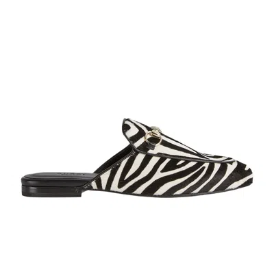 Pre-owned Gucci Wmns Princetown Slipper 'zebra' | Black | Women's Size 8.5