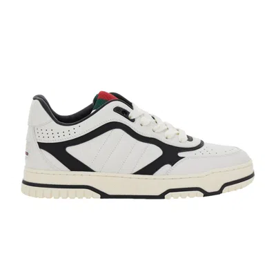 Pre-owned Gucci Wmns Re-web Sneaker 'white Black' | Women's Size 5