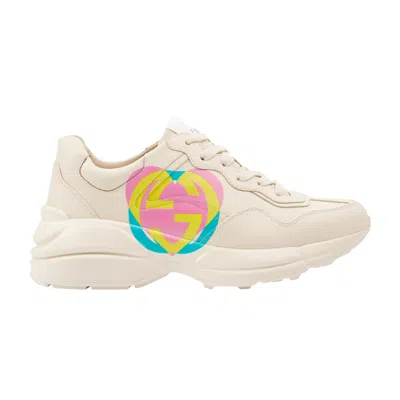 Pre-owned Gucci Wmns Rhyton 'heart - Ivory' In Cream