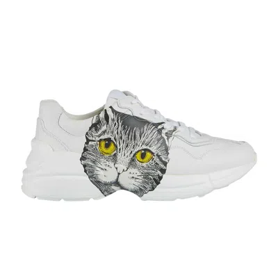 Pre-owned Gucci Wmns Rhyton 'mystic Cat - White' | Women's Size 34.5