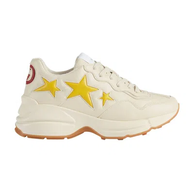 Pre-owned Gucci Wmns Rhyton 'stars' | White | Women's Size 35.5