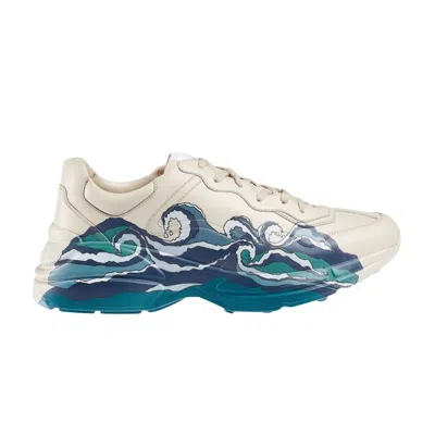 Pre-owned Gucci Wmns Rhyton 'wave' | Cream | Women's Size 7