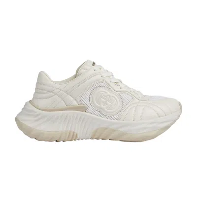 Pre-owned Gucci Wmns Ripple Sneaker 'white Light Gold Metallic' | Women's Size 4