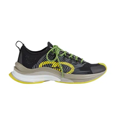 Pre-owned Gucci Wmns Run Sneaker 'black Yellow' | Women's Size 5.5